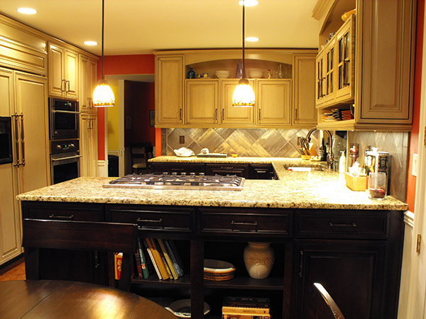 Contemporary Kitchen Remodel Two Tone 2